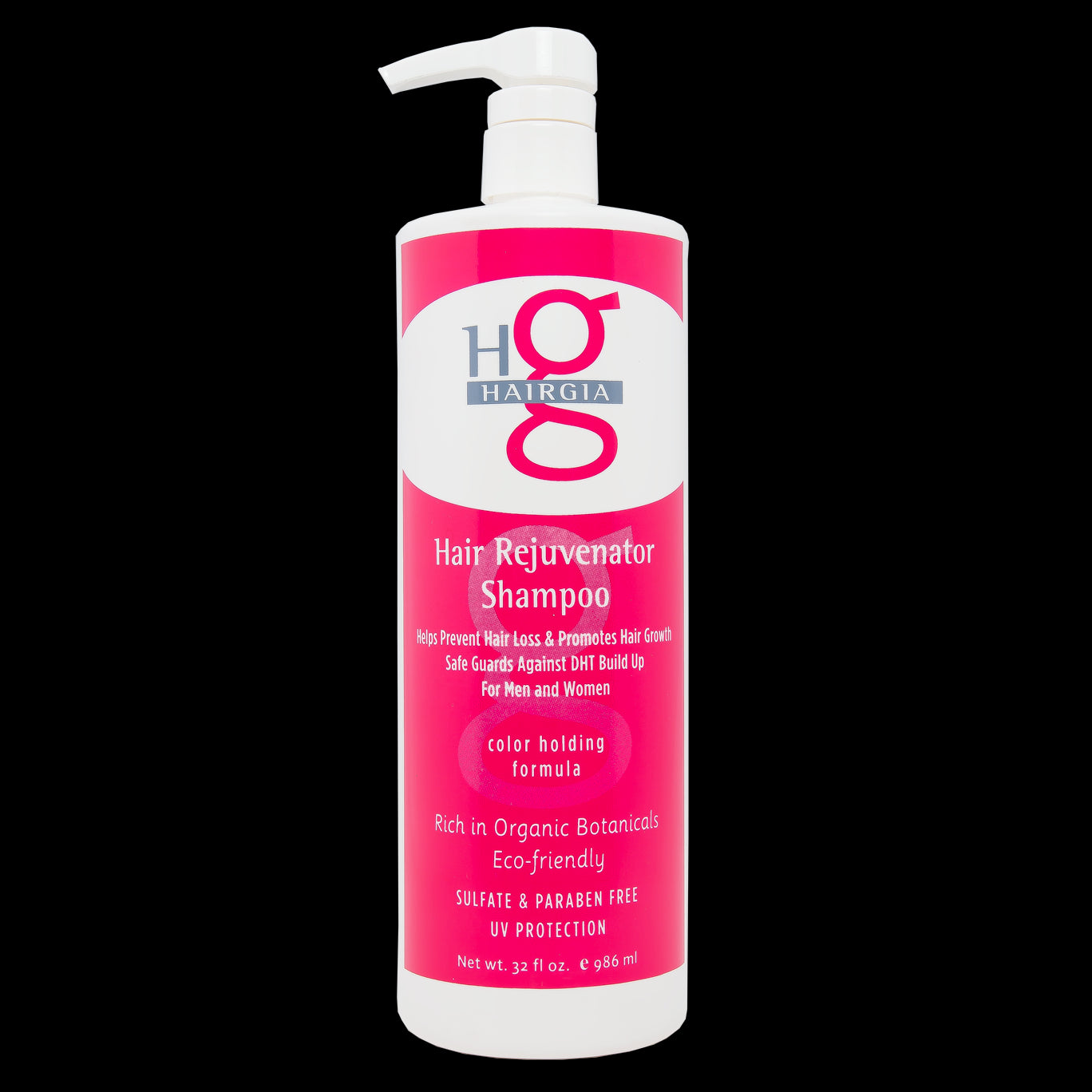 HairGia Hair Rejuvenator Shampoo Color Holding Formula 32oz