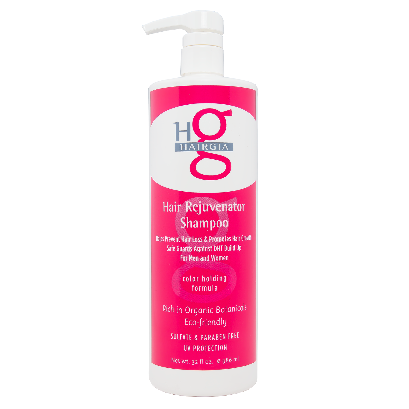 HairGia Hair Rejuvenator Shampoo Color Holding Formula 32oz