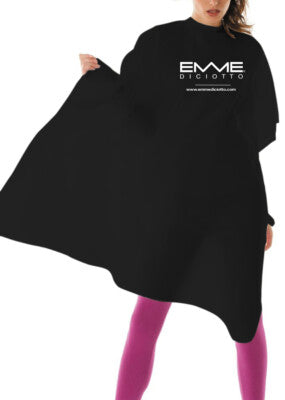 Emmediciotto BLACK CUT CAPE with button