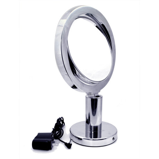 Brandon Femme Vanity Mirror LED Lighted 5x Magnifying and Regular View