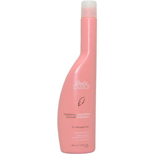 Back to Basics Raspberry Almond Reparative Shampoo For Damaged Hair 11.5oz