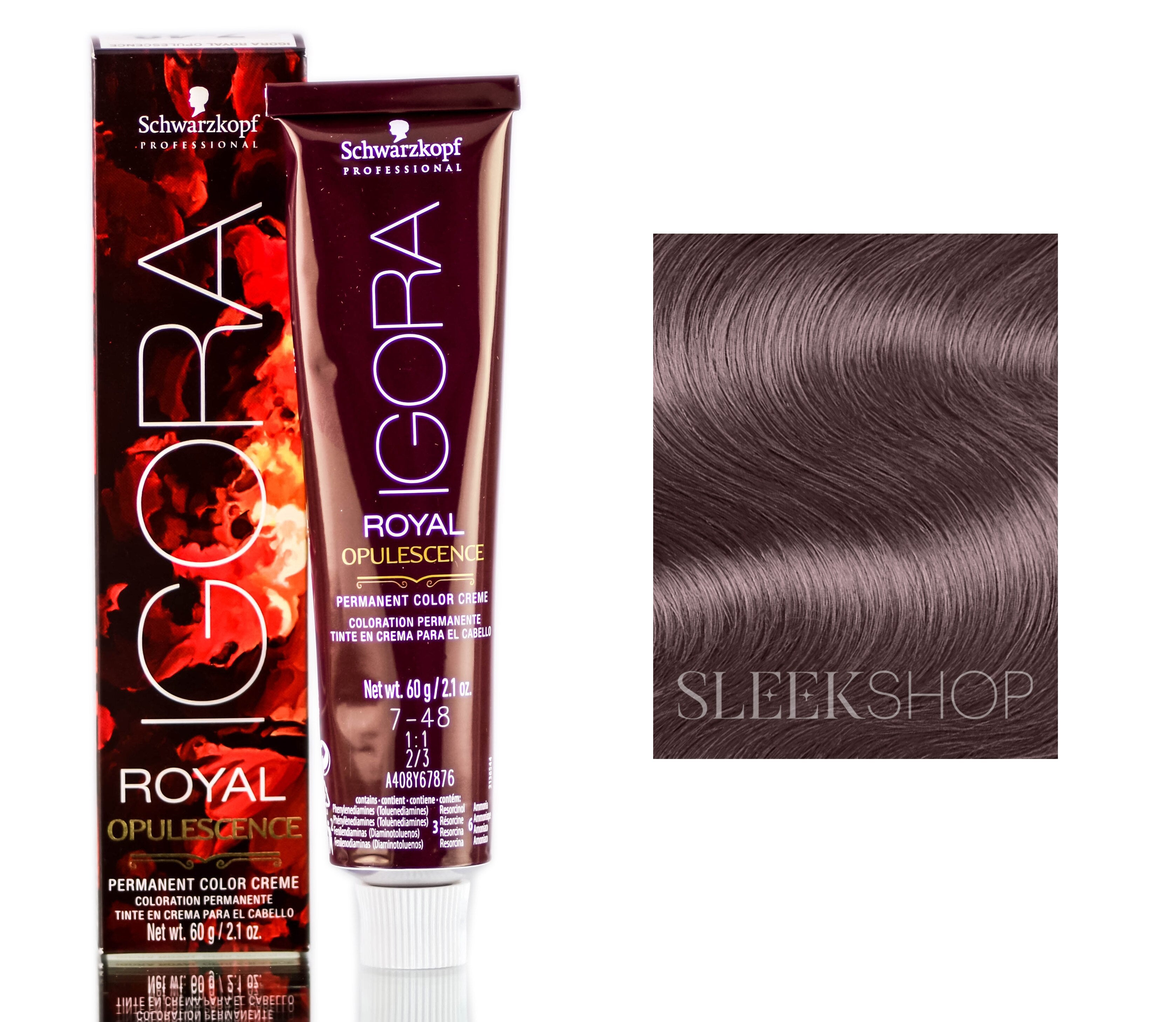 Igora Royal Opulescence Permanent Color Creme - 8-19 / Sheer Mauve