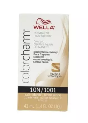 Wella Permanent Liquid Haircolor 10N/1001 1.4 oz-(2 pack)