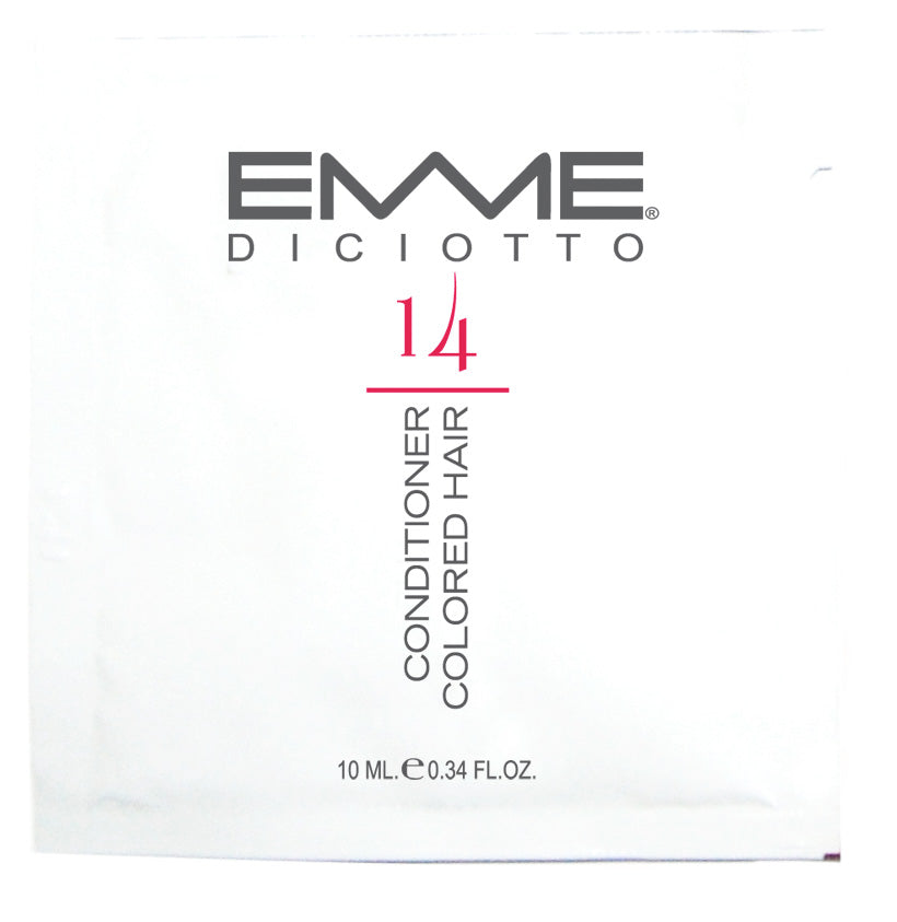 Emme Diciotto 14 Conditioner Colored Hair 10ml (Pack of 6)