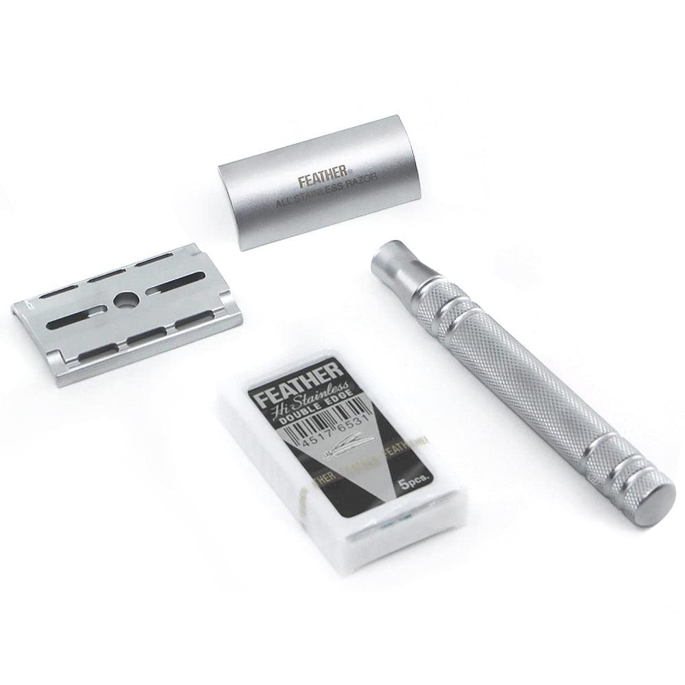 Seki Edge Feather Stainless Steel Double Edge Razor