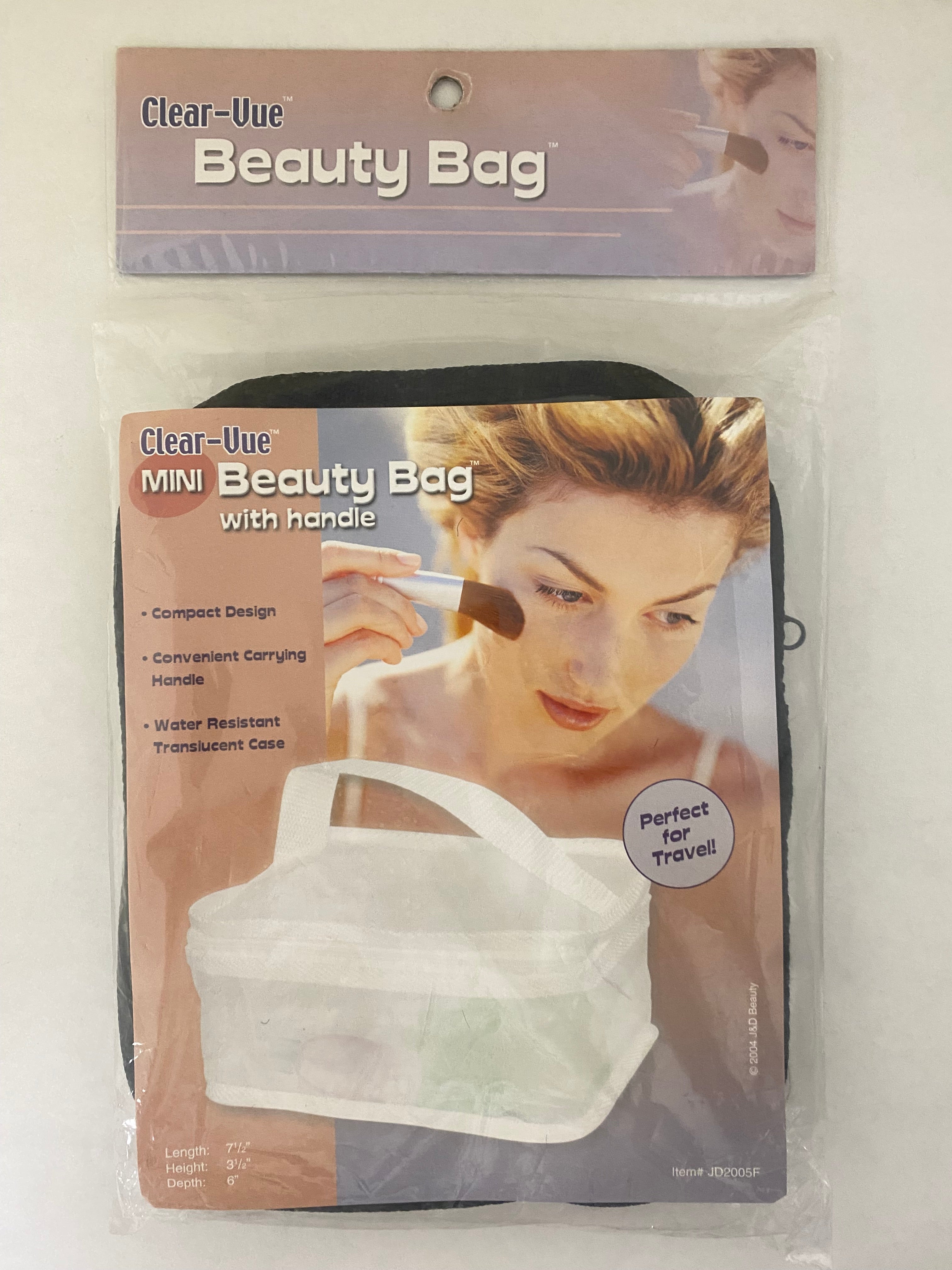 Clear-Vue Mini Beauty Bag with Handle