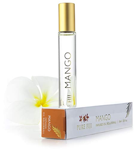 Pure Fiji Pure Fiji Mango Infused Oil Rollerball - Essential Oil Roller, Natural Oils Roll On, 0.33oz body-oils