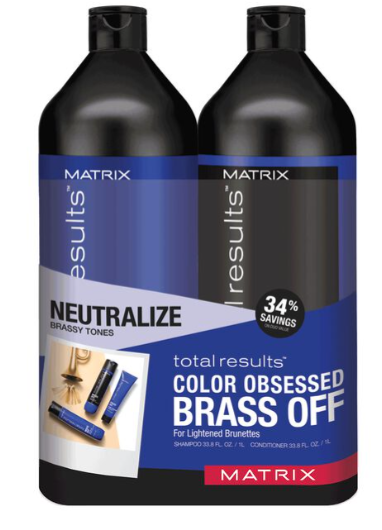 Matrix Brass Off Shampoo & Conditioner Duo 1L