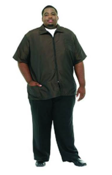 BETTY DAIN Brown Plus Size Men's Jacket-2X