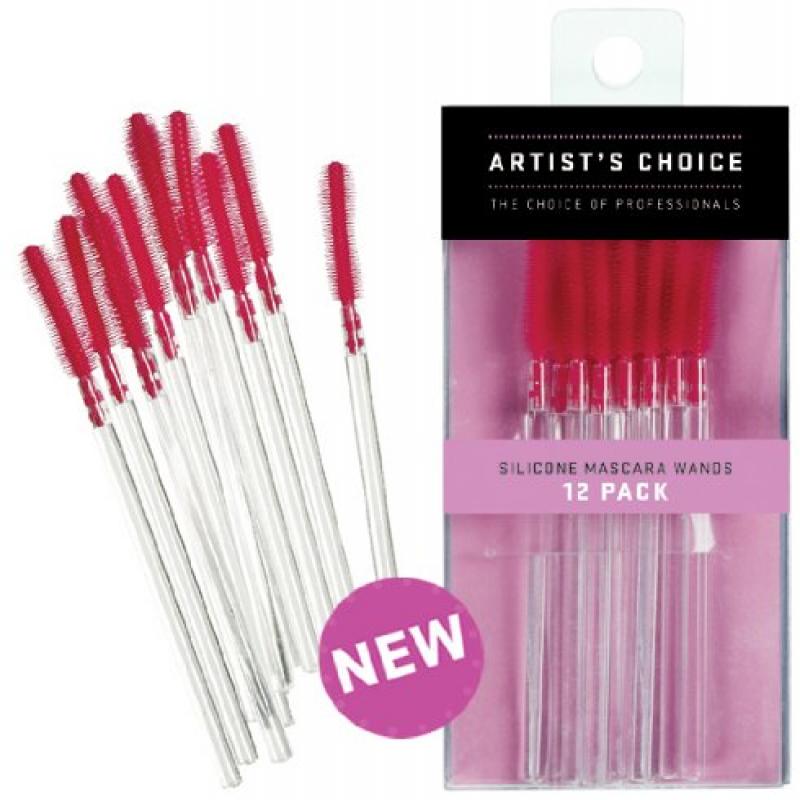 Artist's Choice Disposable Silicone Mascara Wands (12 Count)