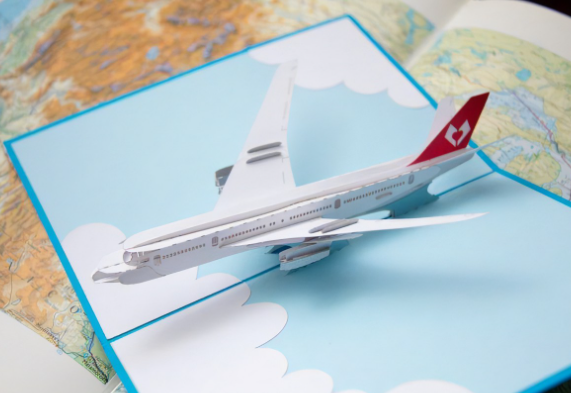 LOVEPOP 3D POP UP CARD "AIRPLANE"