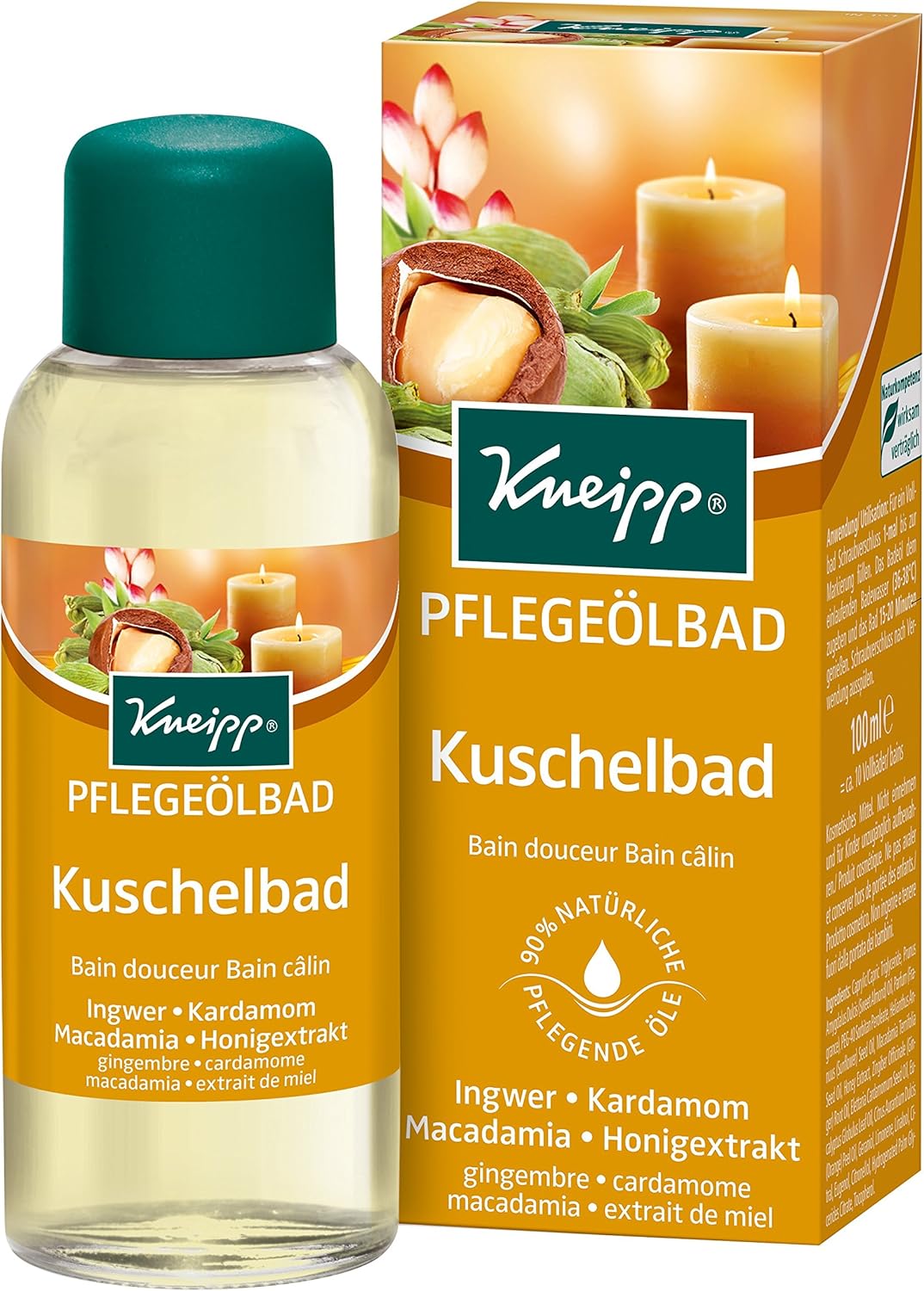 Kneipp Warm Embrace Bath Oil Ginger & Honey Essence 100mL
