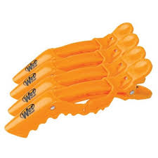 Wet Big Mouth Clips - 4/ pack Orange