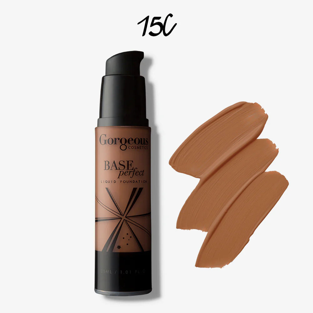 Gorgeous Cosmetics Base Perfect Foundation 15C
