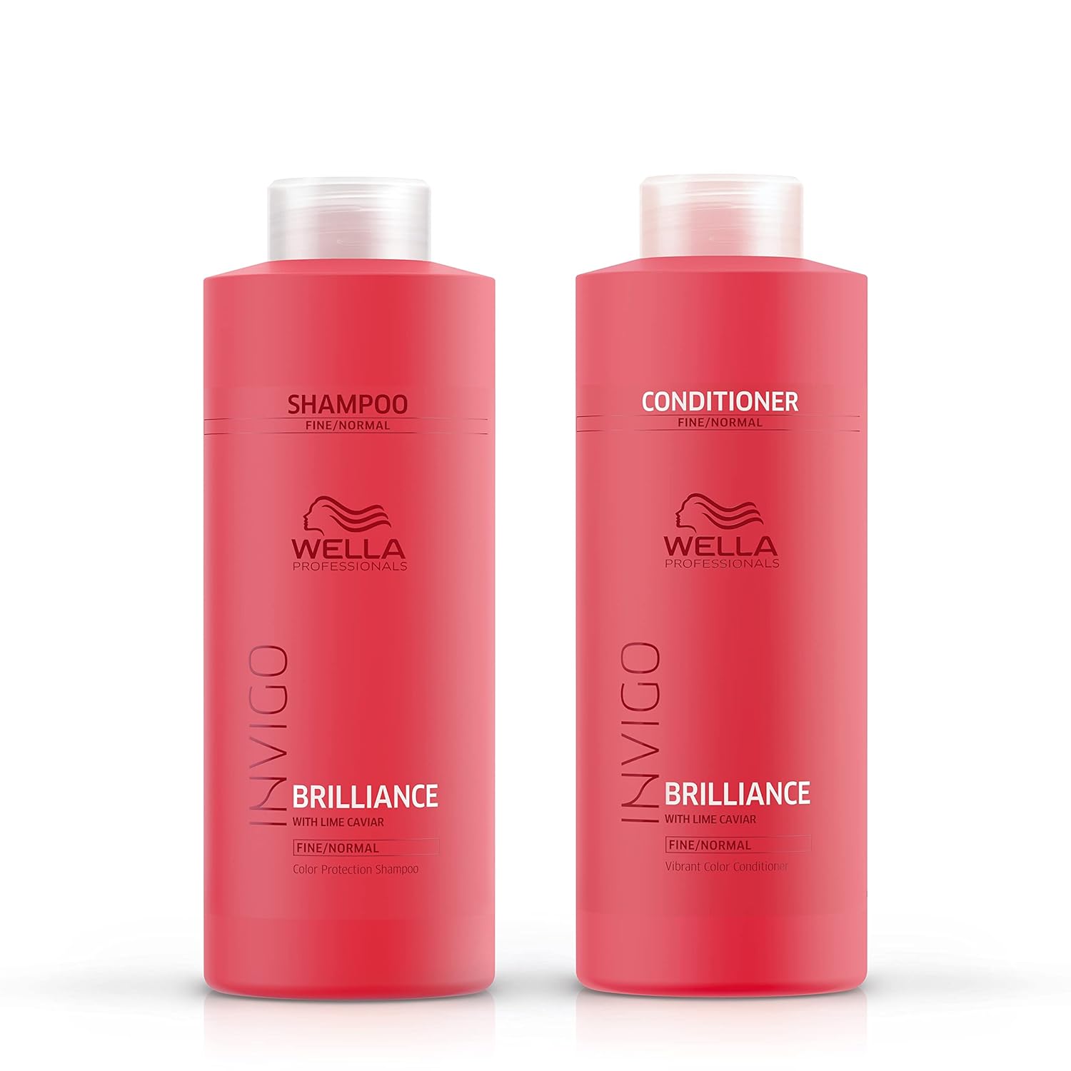 Wella Invigo Brilliance Shampoo and Conditioner Fine/Normal Hair Duo 33.8oz