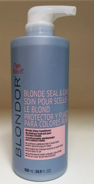 Wella Blondor Blonde Seal & Care Blonde Shine Conditioner 16.9 oz