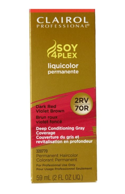 Clairol Soy4Plex 2RV/70R Dark Red Violet Brown