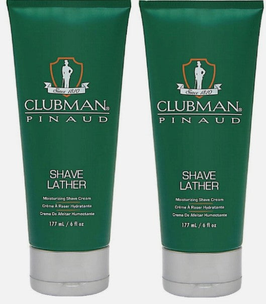 Clubman Pinaud Shave Lather 6fl oz- Pack of 2