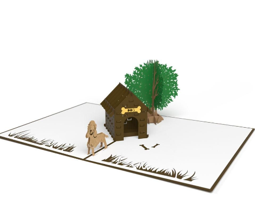 Lovepop Dog House Pop Up Card