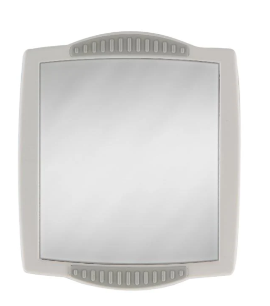 Zadro Fogless Clip-On Shower Mirror with Suction Cup