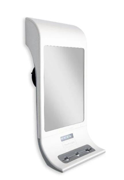 Zadro Fogless Lighted Shower Mirror with Suction Cup Mounting & Squeegee