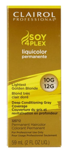 Clairol Soy4Plex 10G/12G Lightest Golden Blonde-2 pk