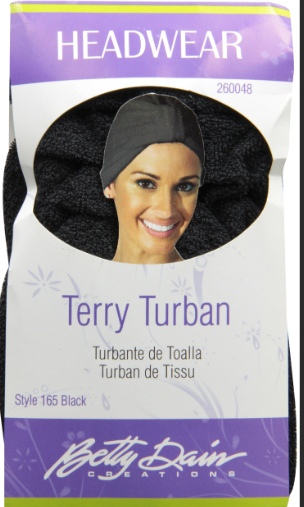 Betty Dain Stretch Terry Cloth Turban