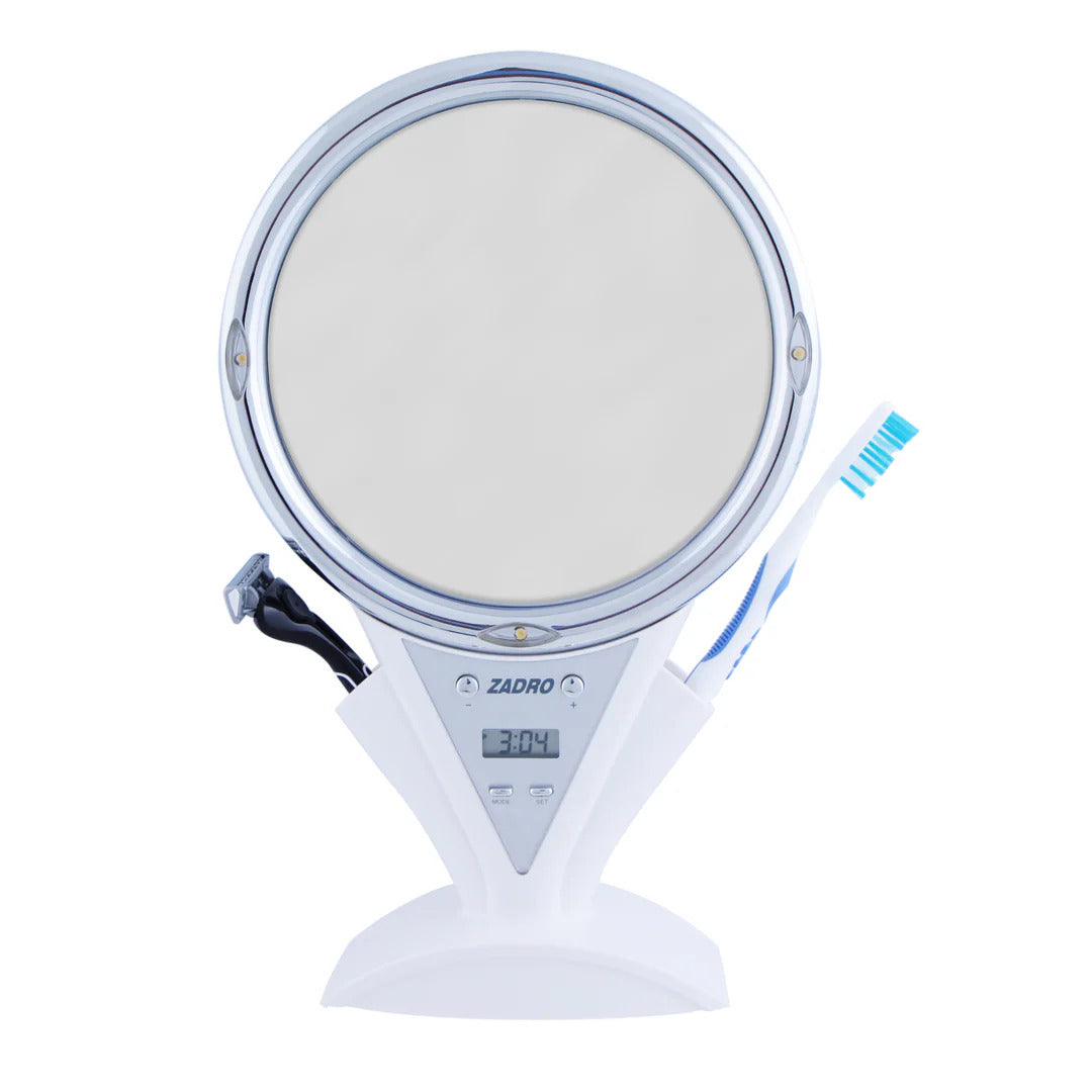 Zadro Motorized Power Zoom Fog-Free Lighted Shower Mirror