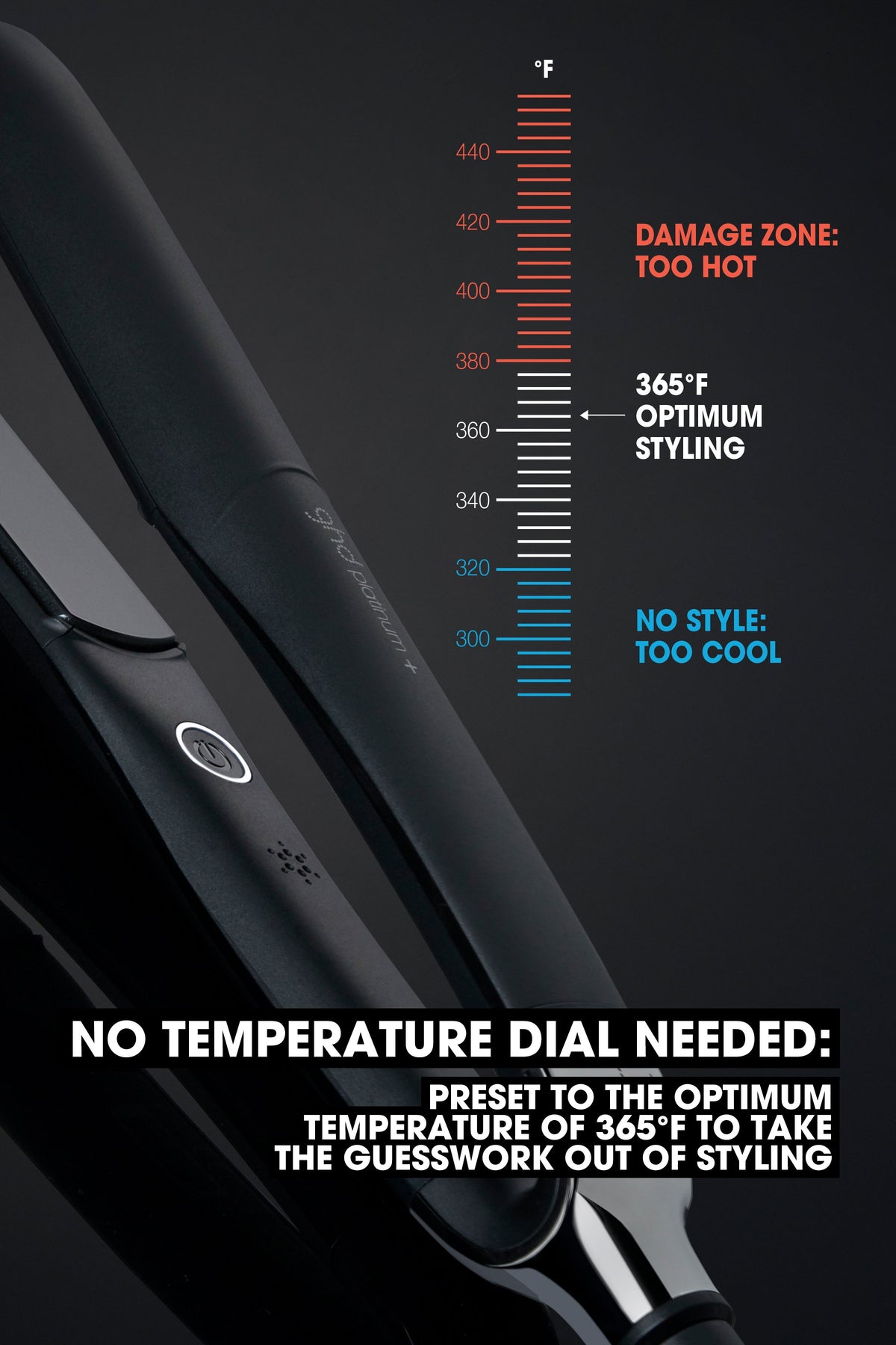 ghd Platinum+ Styler Black