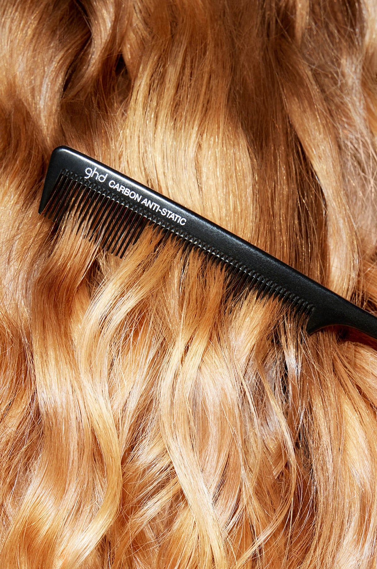 ghd Tail Comb for Styling, Parting & Backcombing | Fine-Tooth Anti-Static Hair Comb