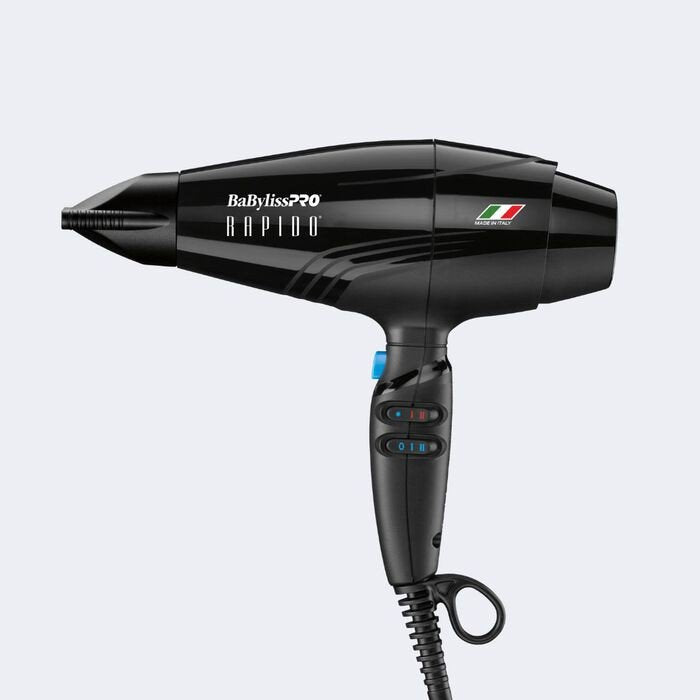 BaBylissPRO® Rapido Professional Hair Dryer - Lightweight, Ionic, Black