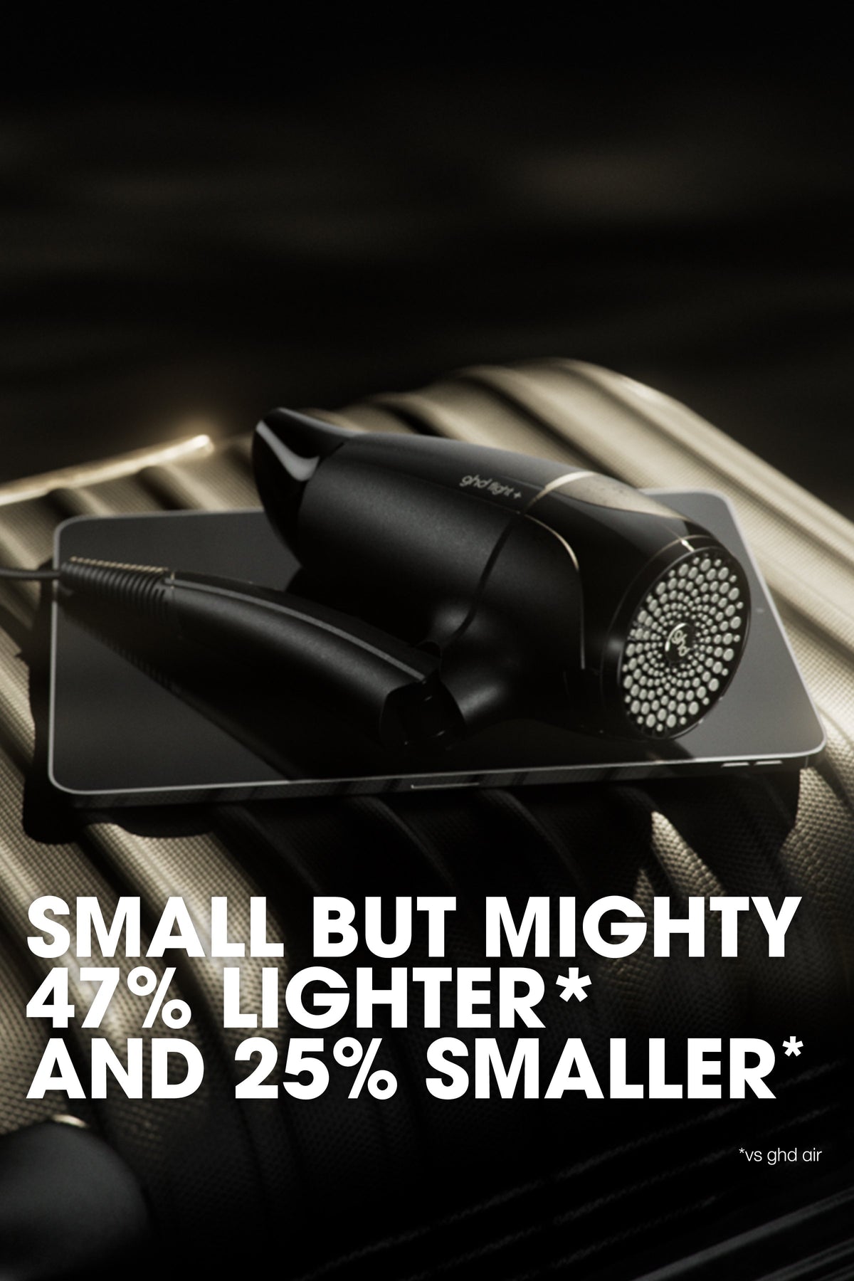 ghd flight+ Travel Hair Dryer - Compact Ionic Technology, Dual Voltage
