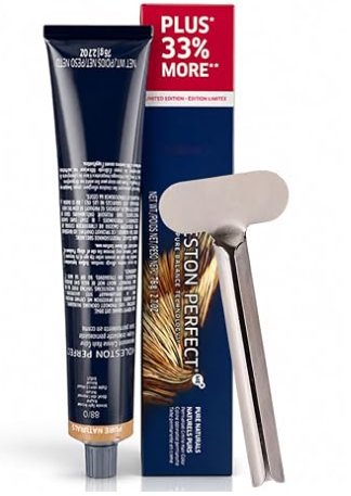 Wella Professionals Koleston Perfect ME+ XL Permanent Hair Color, 55/0 Intense Light Brown Natural, 2.7 oz (76 g), Includes Color Key