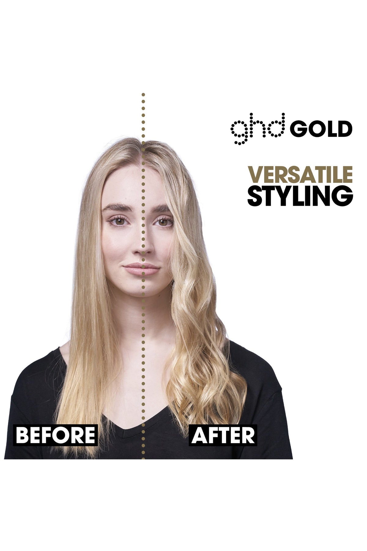 ghd Gold Professional Styler 1" Ceramic Hair Straightener & Curler