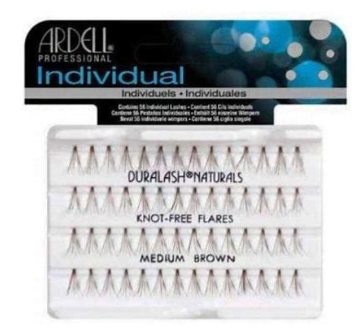 Ardell Individual-Knot Free Lashes - Medium Brown (3-pack)