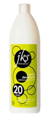 JKS 20 Volume 6% Cream Developer 33.8 oz for Hair Color and Lightening