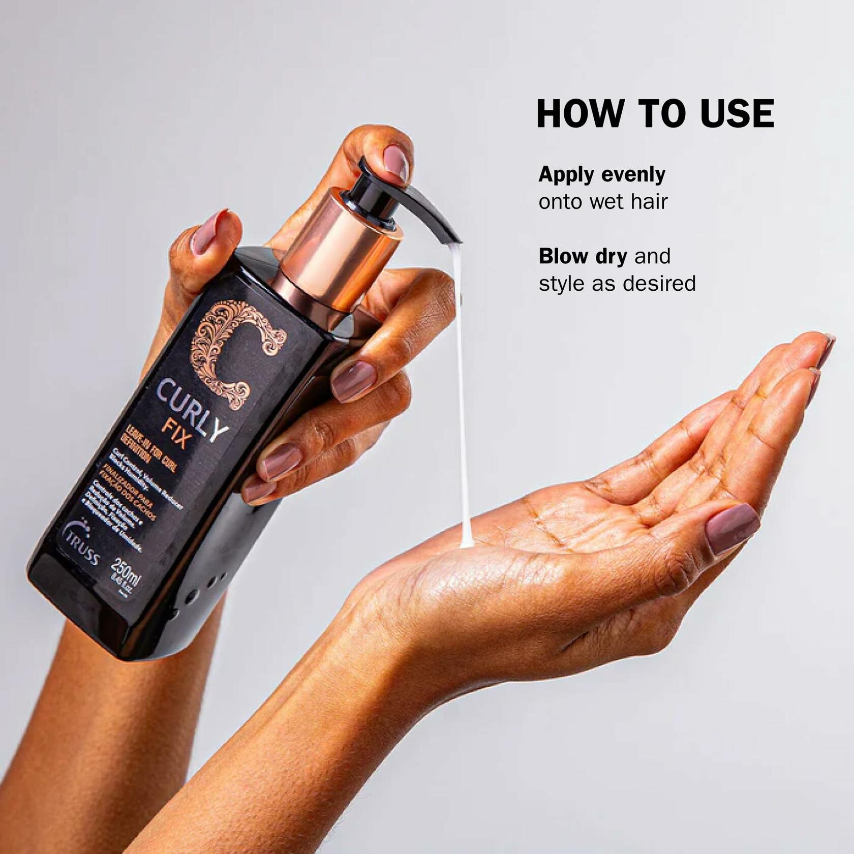 Truss Curly Fix - Leave-in Curl Defining Cream - Medium Hold, Controls Frizz and Reduces Volume for Defined Curls All Day