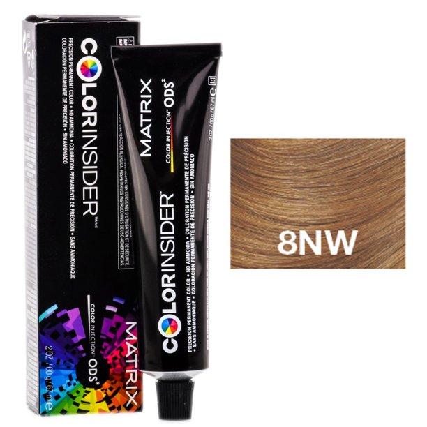Matrix 8NW Medium Blonde Neutral Warm - Matrix Color Insider, Hair Color- 2.00oz