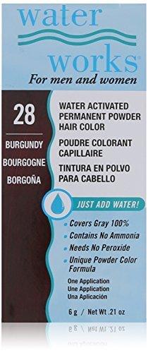 Waterworks Permanent Powder Hair Color #28 Burgundy