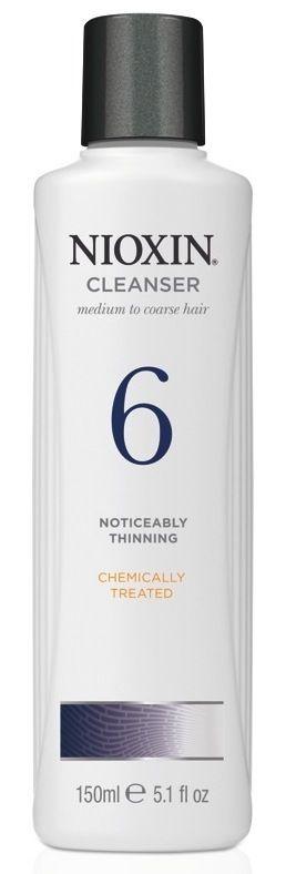 Nioxin System 6 Cleanser Shampoo for medium to coarse hair - 150 ml/5.07 Fl Oz