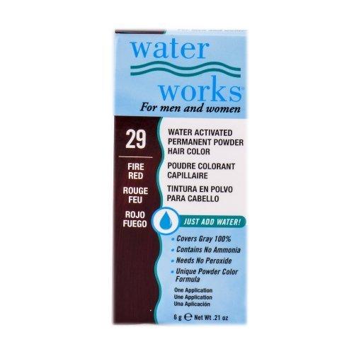 Water Works Powder Hair Color #29, Fire Red .21 Oz