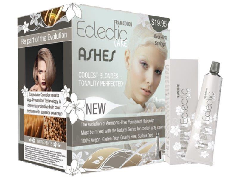 Eclectic Care ASH SERIES Prepack- (1) 2oz/ 60ml tube each of the following: 6.1 Dark Ash Blonde: 7.1 Med Ash Blonde: 8.1 Light Ash Blond: 10.61 Silver Blonde