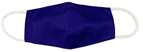 Orly Youth Fashion Cotton Face Mask In Blue, Washable And Reusable With Elastic Straps