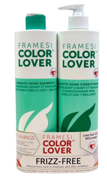 Color Lover Smooth Shine Shampoo & Conditioner DUO 16.9 oz/ 500ml
