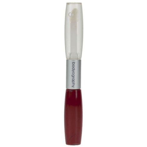 Bodyography Icon Dual Lip Gloss, Scarlett, 0.3 Ounce