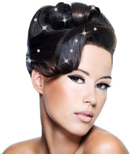 Mia Iron-On Crown Jewels, White, 1 Ounce