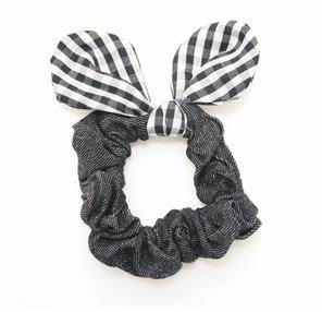 Mia Pony wrap black/black & white