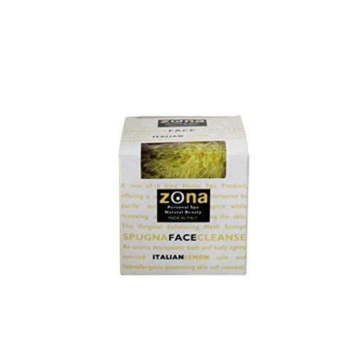 Zona Italy Spugna - Face Sponge Nontoxic & Bacteriostatic - Italian Lemon Color