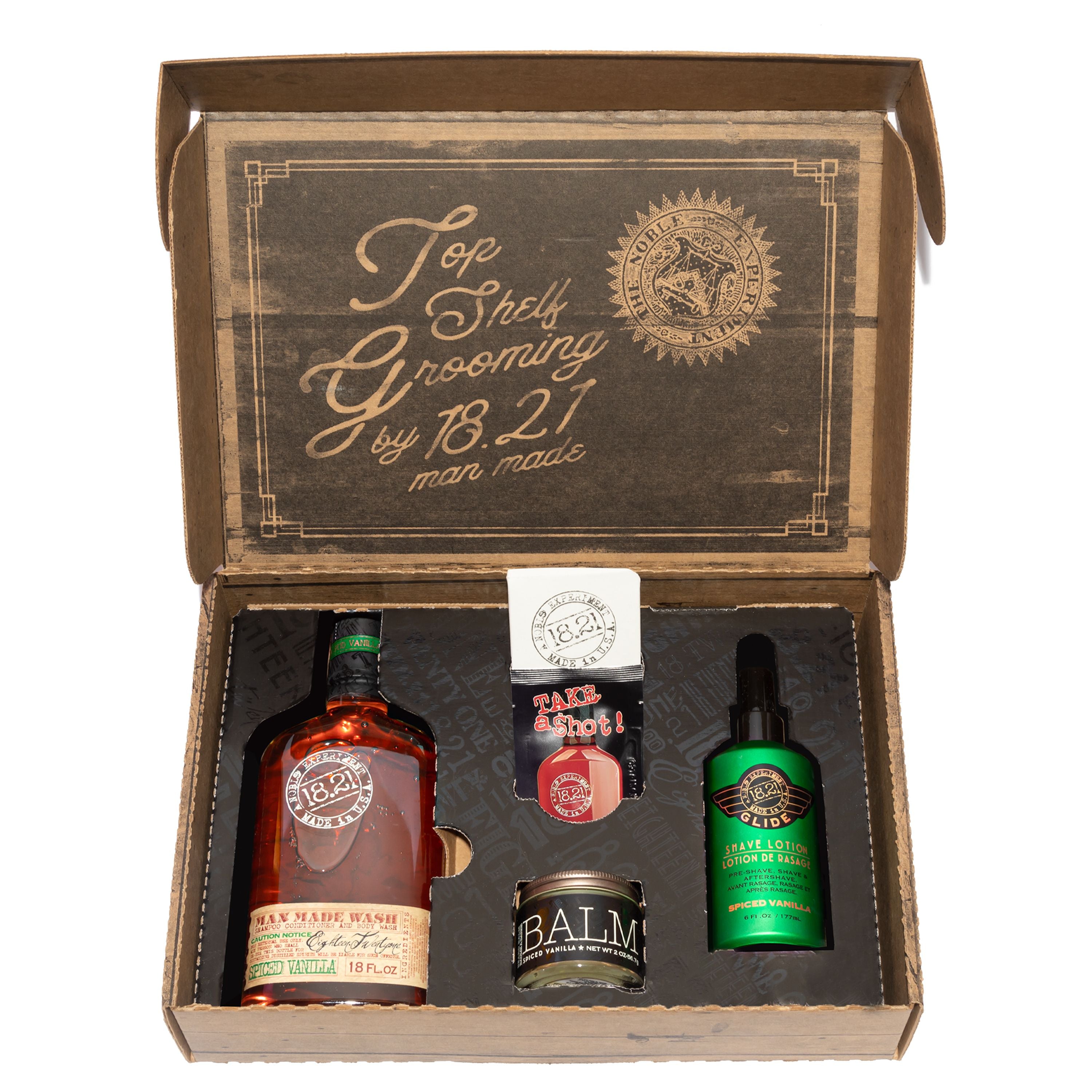 18.21 Man Made Sampler Box (Spiced Vanilla)