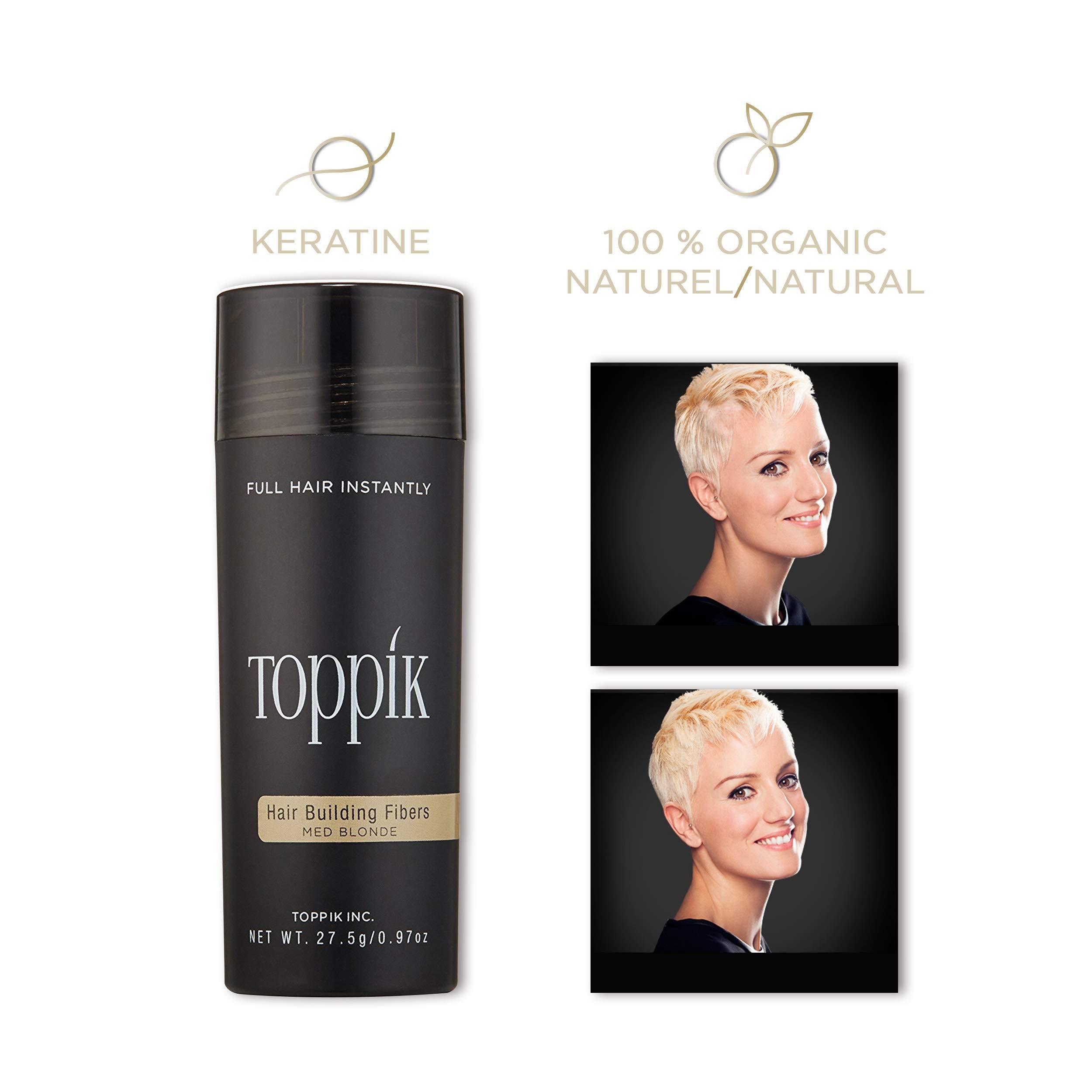 Toppik Hair Building Fibers 27.5g-Medium Blonde